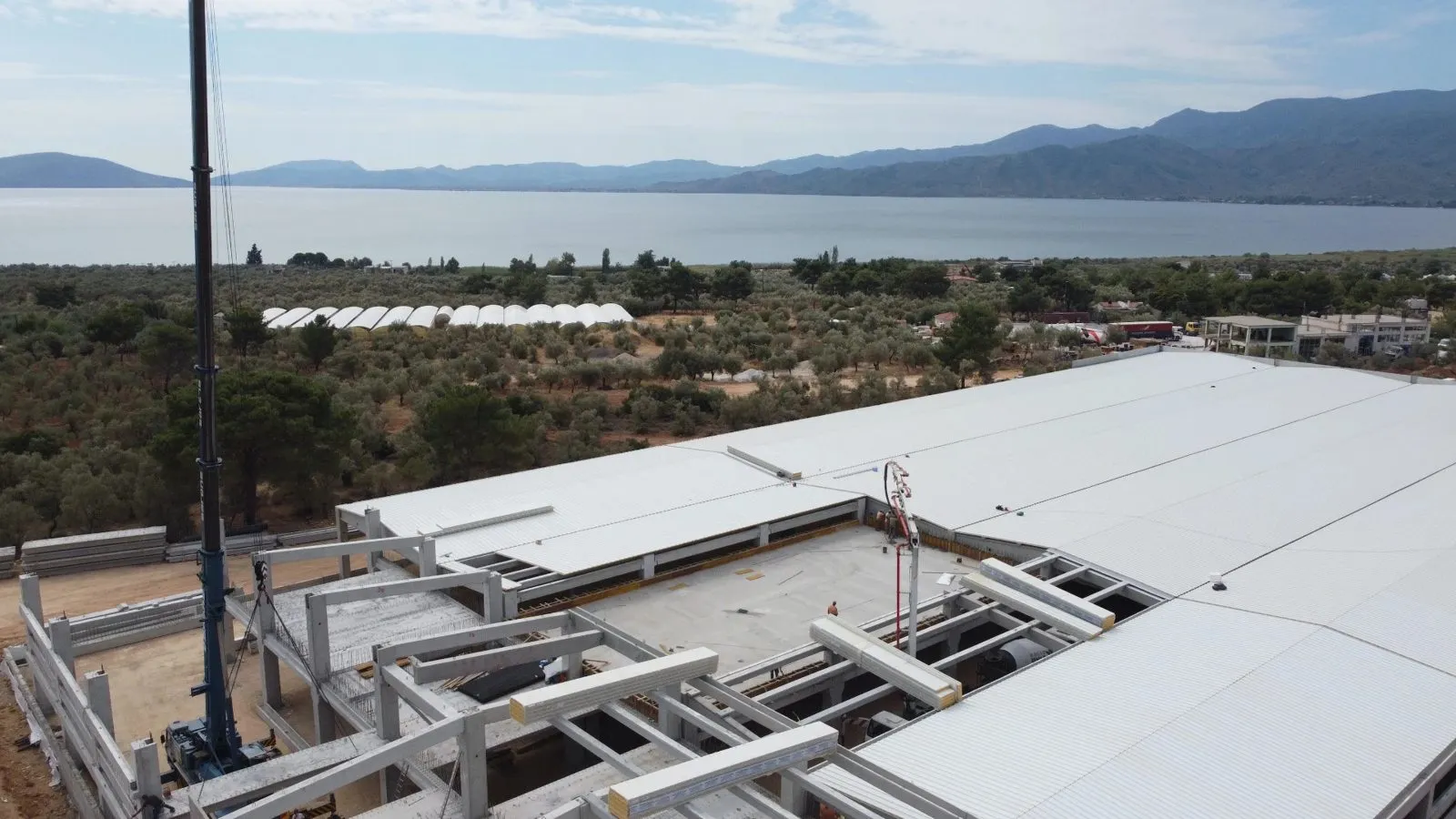 Κατάστημα Υπεραγοράς JUMBO — Λέσβος — Στέγη & κέλυφος