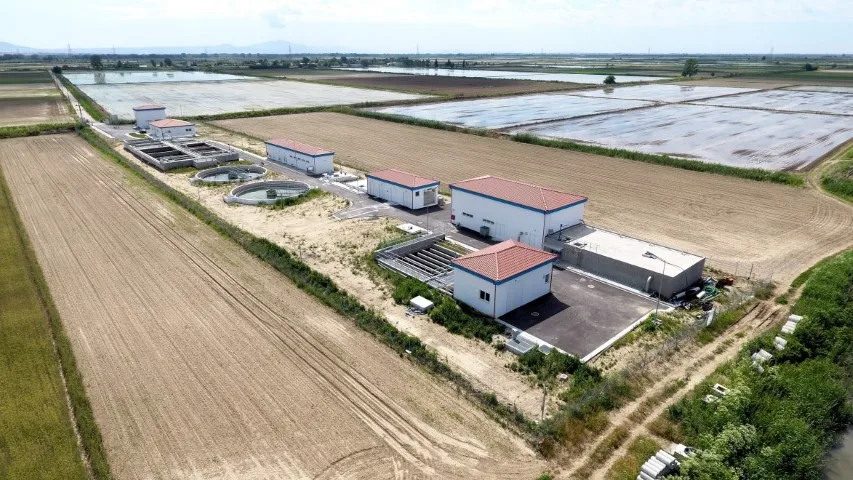 Wastewater Treatment Plant — Chalkidona & Adendro — The plant in the Chalkidona plain