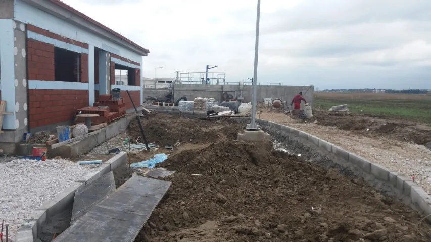Wastewater Treatment Plant — Chalkidona & Adendro — Erection of the service buildings